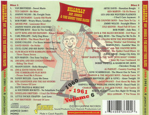Various : Hillbilly Bop, Boogie & The Honky Tonk Blues 1960-1961 Volume 6 (2xCD, Comp)