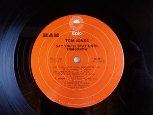 Tom Jones : Say You'll Stay Until Tomorrow (LP, Album)