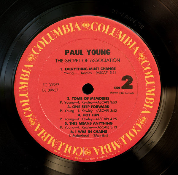 Paul Young - The Secret Of Association - LP