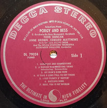 Laden Sie das Bild in den Galerie-Viewer, Todd Duncan (3) . Anne Brown, Decca Symphony Orchestra : George Gershwin&#39;s Porgy And Bess (LP, Album, Pin)
