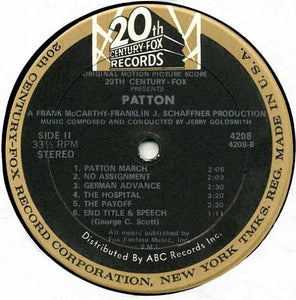 Jerry Goldsmith : Patton (Original Motion Picture Score) (LP, Album)