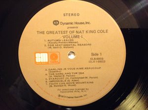 Nat King Cole : The Greatest Of Nat King Cole (2xLP, Album, Comp)