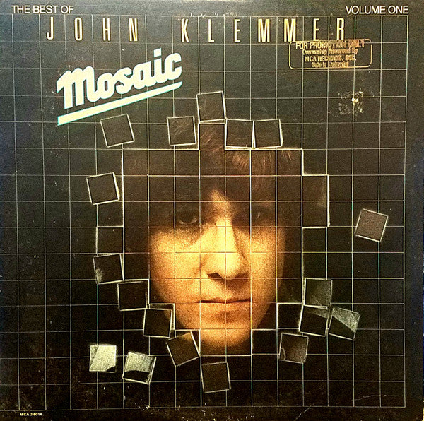 John Klemmer : Mosaic - The Best Of John Klemmer Volume One (2xLP, Comp)