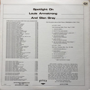 Louis Armstrong, Glen Gray : Spotlight On Louis Armstrong And Glen Gray (LP, Album)