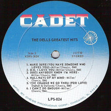 Laden Sie das Bild in den Galerie-Viewer, The Dells : The Dells Greatest Hits (LP, Comp)
