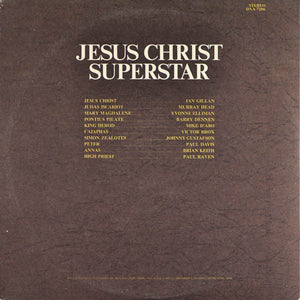 Andrew Lloyd Webber & Tim Rice* : Jesus Christ Superstar - A Rock Opera (2xLP, Album)