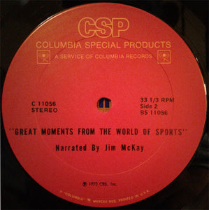 Jim McKay (2) : Great Moments From The World Of Sports (LP)