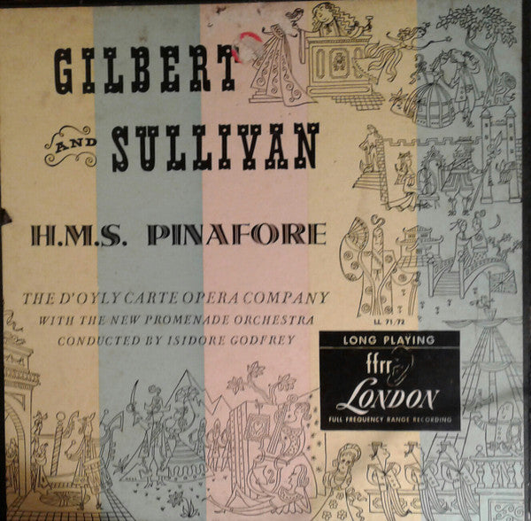 Gilbert & Sullivan, D'Oyly Carte Opera Company : H.M.S. Pinafore (2xLP, Mono + Box)