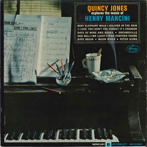 Quincy Jones : Quincy Jones Explores The Music Of Henry Mancini (LP, Album, Mono, Promo)