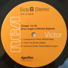 Laden Sie das Bild in den Galerie-Viewer, Brian Auger&#39;s Oblivion Express : Closer To It! (LP, Album, Hol)
