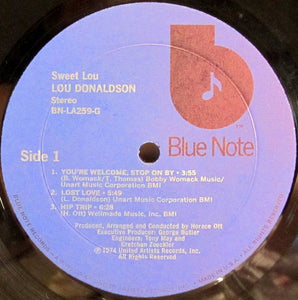Lou Donaldson : Sweet Lou (LP, Album)