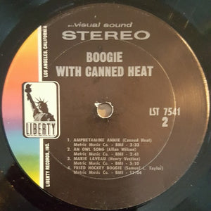 Canned Heat : Boogie With Canned Heat (LP, Album, Pit)