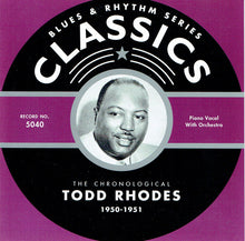 Charger l&#39;image dans la galerie, Todd Rhodes : The Chronological Todd Rhodes 1950-1951 (CD, Comp)
