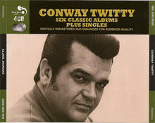Load image into Gallery viewer, Conway Twitty : Six Classic Albums Plus Singles (4xCD, Comp, RM)

