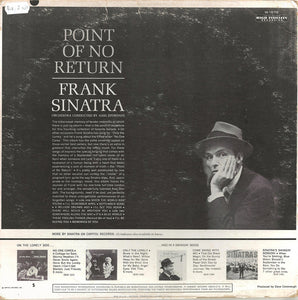 Frank Sinatra : Point Of No Return (LP, Album, Mono, Los)