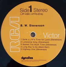 Load image into Gallery viewer, B. W. Stevenson* : B. W. Stevenson (LP, Album, Hol)
