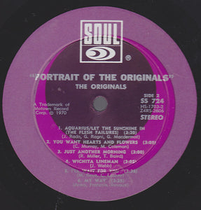 The Originals : Portrait Of The Originals (LP, Album, Hol)