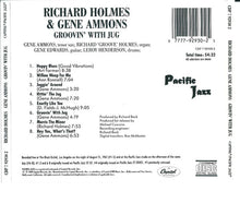 Laden Sie das Bild in den Galerie-Viewer, Richard Holmes* &amp; Gene Ammons : Groovin&#39; With Jug (CD, Comp, RE)
