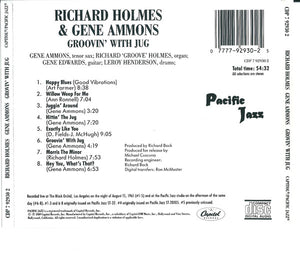 Richard Holmes* & Gene Ammons : Groovin' With Jug (CD, Comp, RE)