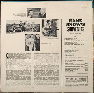 Hank Snow : Hank Snow's Souvenirs (LP, Album)