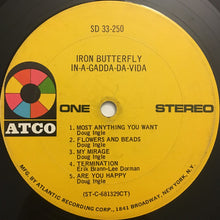 Load image into Gallery viewer, Iron Butterfly : In-A-Gadda-Da-Vida (LP, Album, M/Print, RP, Ter)
