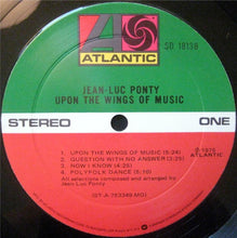 Load image into Gallery viewer, Jean-Luc Ponty : Upon The Wings Of Music (LP, Album, MO )
