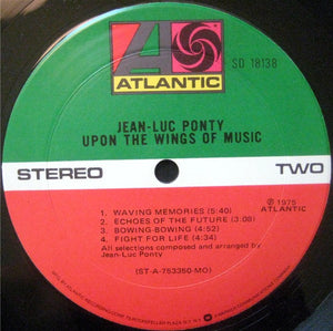 Jean-Luc Ponty : Upon The Wings Of Music (LP, Album, MO )