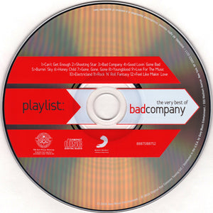 Bad Company (3) : Playlist: The Very Best Of Bad Company (CD, Comp)
