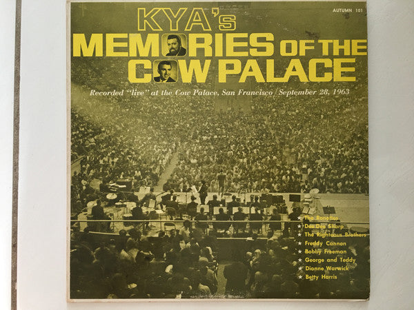 Various : KYA's Memories Of The Cow Palace (LP, Comp, Mono)