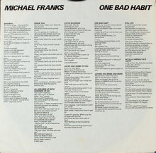 Load image into Gallery viewer, Michael Franks : One Bad Habit (LP, Album, Win)
