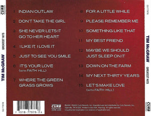 Tim McGraw : Greatest Hits (CD, Comp)