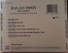 Load image into Gallery viewer, Jean-Luc Ponty : King Kong - Jean-Luc Ponty Plays The Music Of Frank Zappa (CD, Album, RE, EMI)
