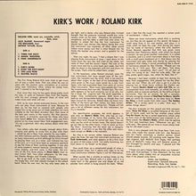 Laden Sie das Bild in den Galerie-Viewer, Roland Kirk With Jack McDuff* : Kirk&#39;s Work (LP, Album, RE, RM)
