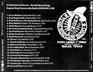 Various : KNON 89.3 FM: Texas Renegade Radio Vol.2 - Live In The Studio (CD, Album, Comp)