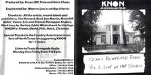 Charger l&#39;image dans la galerie, Various : KNON 89.3 FM: Texas Renegade Radio Vol.2 - Live In The Studio (CD, Album, Comp)
