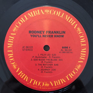 Rodney Franklin : You'll Never Know (LP, Album)