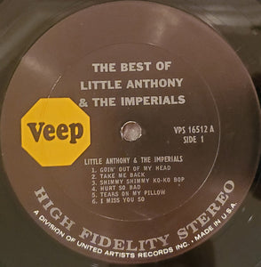 Little Anthony & The Imperials : The Best Of Little Anthony & The Imperials (LP, Comp, RE)