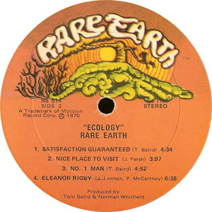 Rare Earth : Ecology (LP, Album)