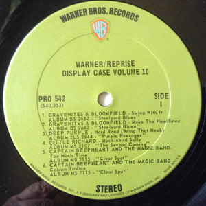 Various : Warner / Reprise Display Case Vol. 10 (3xLP, Comp, Promo + Box)