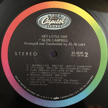 Load image into Gallery viewer, Glen Campbell : Hey, Little One (LP, Album, Jac)

