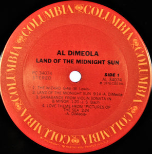Al Di Meola : Land Of The Midnight Sun (LP, Album, Ter)