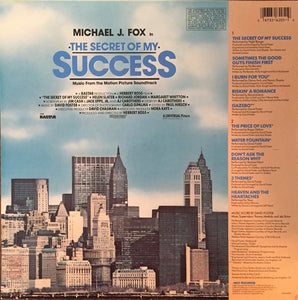 Various : The Secret Of My Success - Music From The Motion Picture Soundtrack (LP, Comp)