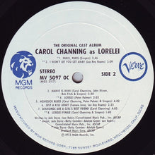 Charger l&#39;image dans la galerie, Carol Channing : The Original Cast Album - Carol Channing As Lorelei: A Musical Comedy (LP, Album)
