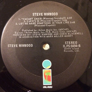 Steve Winwood : Steve Winwood (LP, Album, Ter)