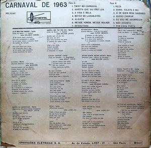 Various : Carnaval De 1963 (LP, Comp, Mono)