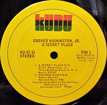 Laden Sie das Bild in den Galerie-Viewer, Grover Washington, Jr. : A Secret Place (LP, Album, Ter)
