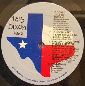 Rob Dixon (2) : Let Me Sing You A Song (LP, Album)