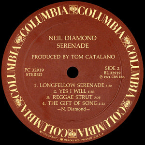 Neil Diamond : Serenade (LP, Album, RE)