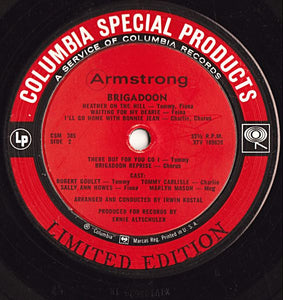 "Brigadoon" Original Television Cast : Brigadoon (Original Television Sound Track) (LP, Comp, Ltd)