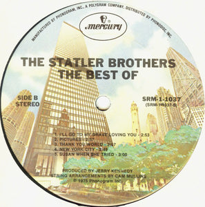 The Statler Brothers : The Best Of The Statler Brothers (LP, Comp)